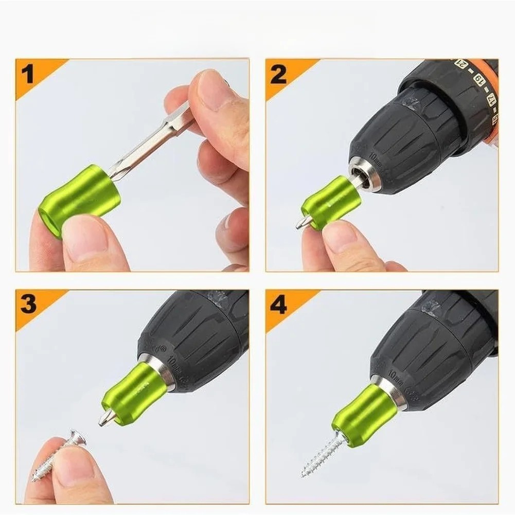 SEESE Strong Magnetic Screw Ring 1/4″ 6.35mm Universal Screwdriver Bit Holder
