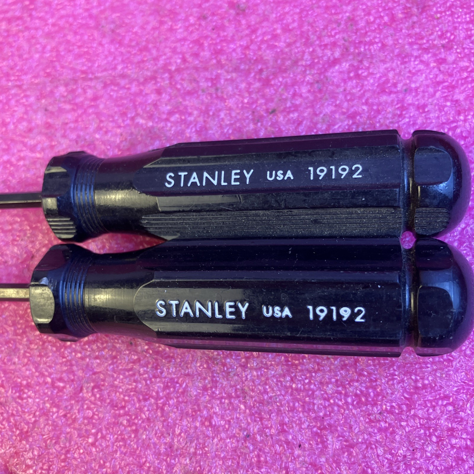 2pcs STANLEY 19192 5/32″ Hex Hole-In-Pin Allen Security Driver, Telephone, Cable