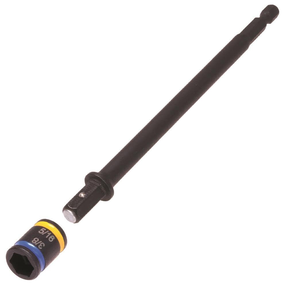 Malco Products 6” Cleanable Reversible Hex Chuck Driver 3/8 & 5/16