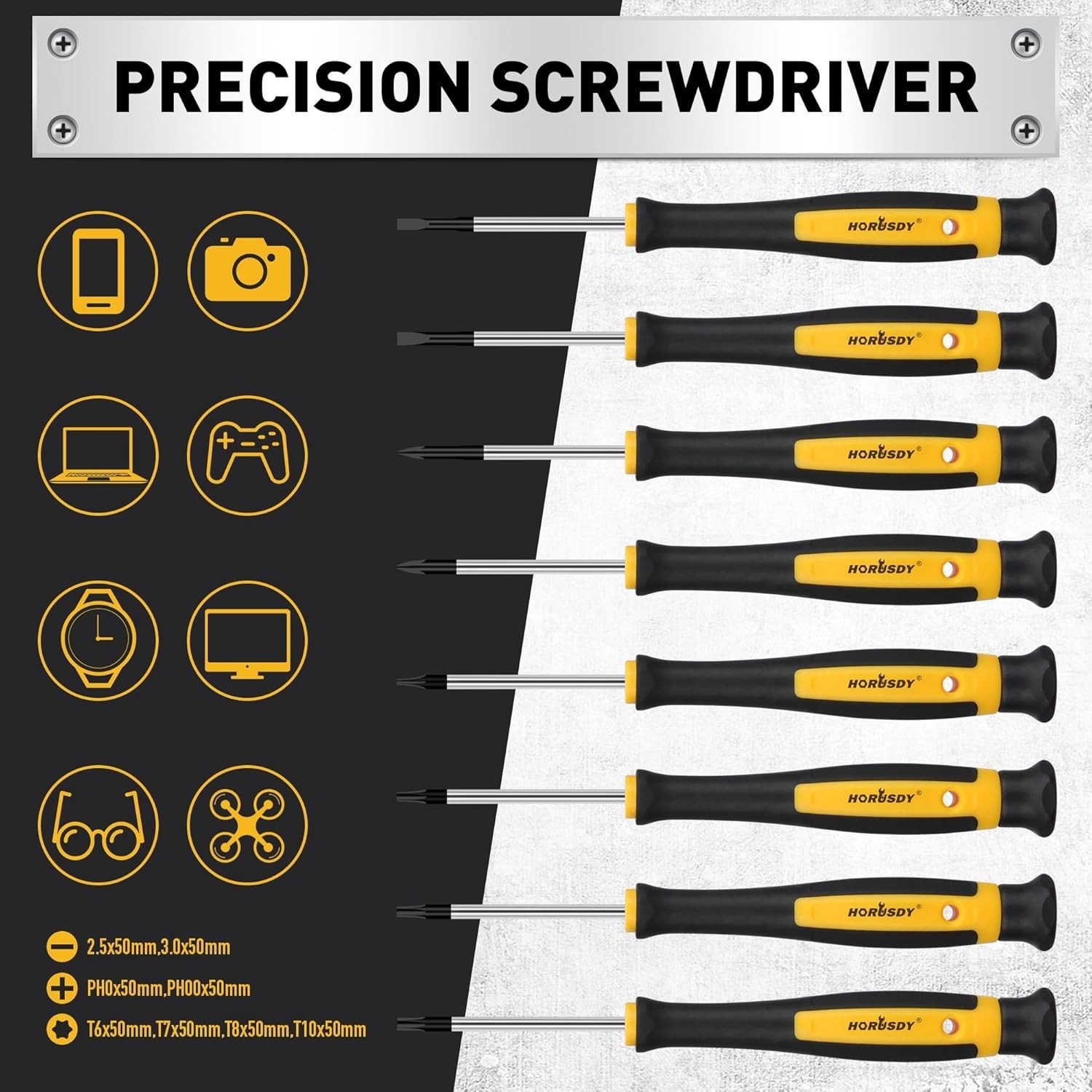 Complete 140-Piece Screwdriver Set with Precision Tools and Magnetic Features