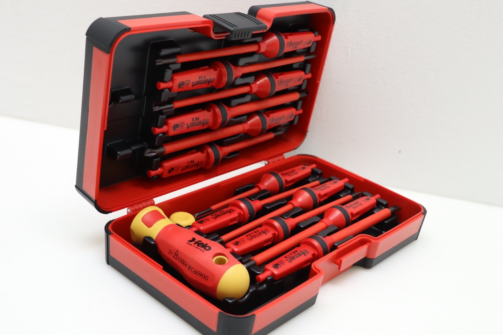 Felo E-Smart 14 Piece Set – Slotted, Phillips, Pozidriv, Torx Tip