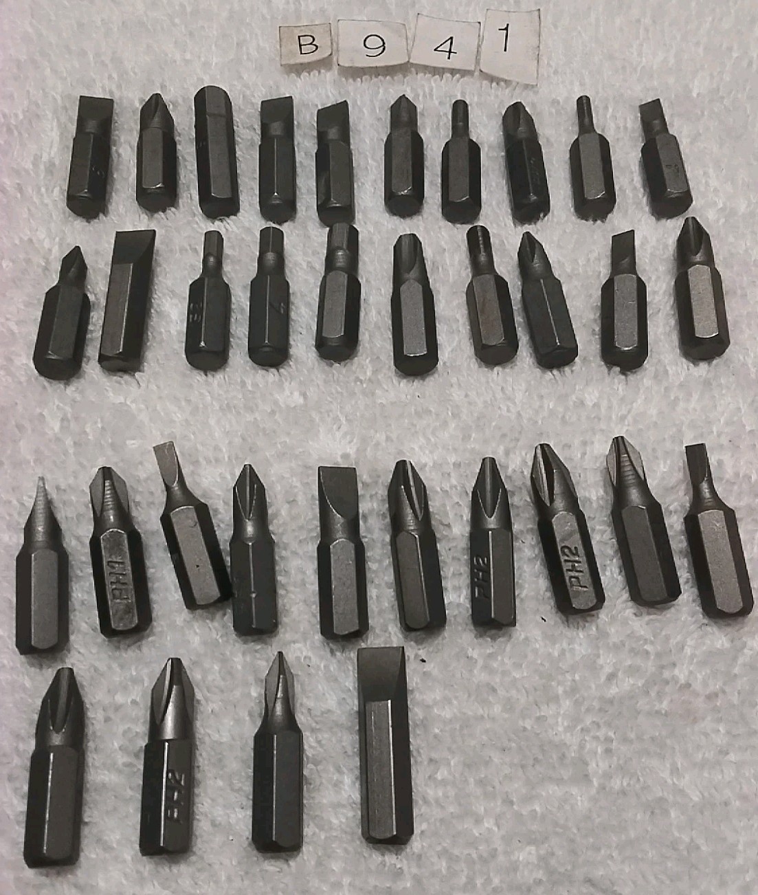 34pc ASSORTED SIZES HEX DRIVER BIT SET