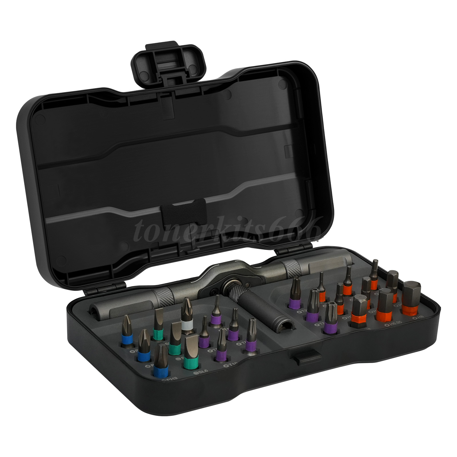 25PCS 24 in 1 Magnetic Screwdriver Head Set PC Phone Electronics Repair Tool Kit