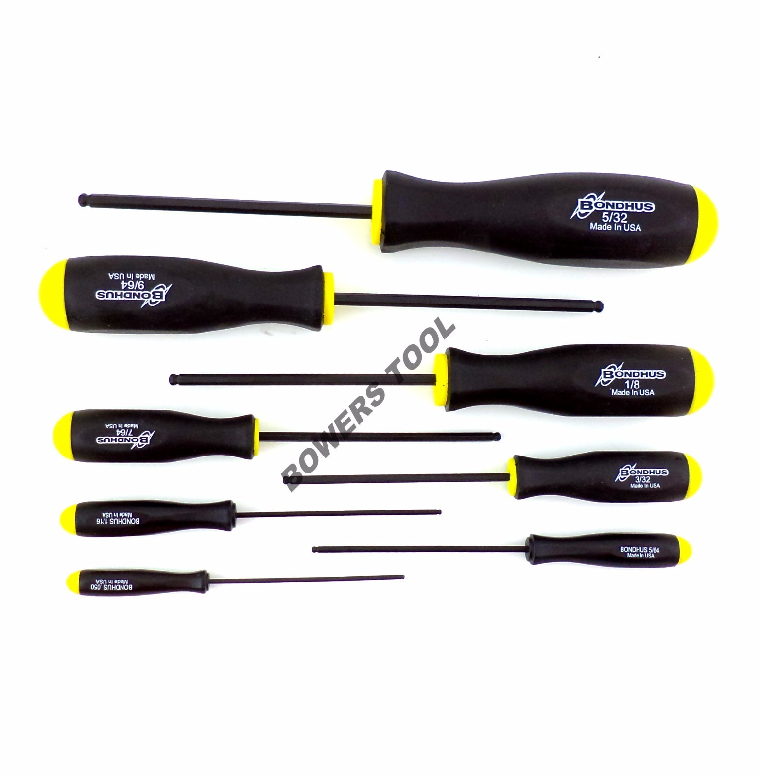 Bondhus 22pc Ball End Hex & Torx Screwdriver Set Metric SAE Standard MADE IN USA
