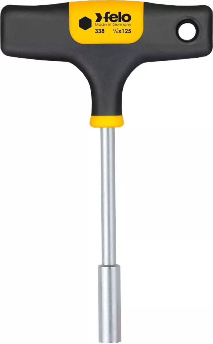 Felo 1/4 in. T-Handle Magnetic Bit Holder Screwdriver Nutdriver Spinner Germany
