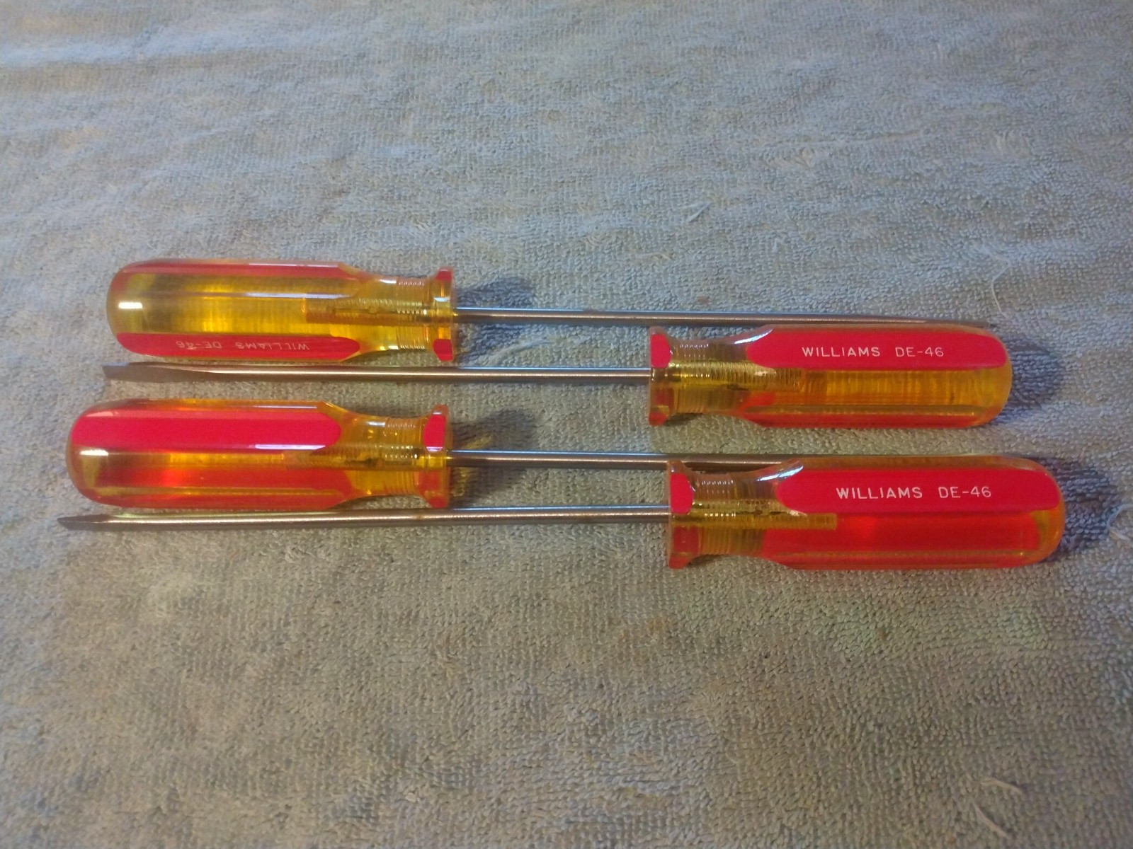 VTG Williams Flathead 6″ Screwdriver Lot Of 4 Made In USA