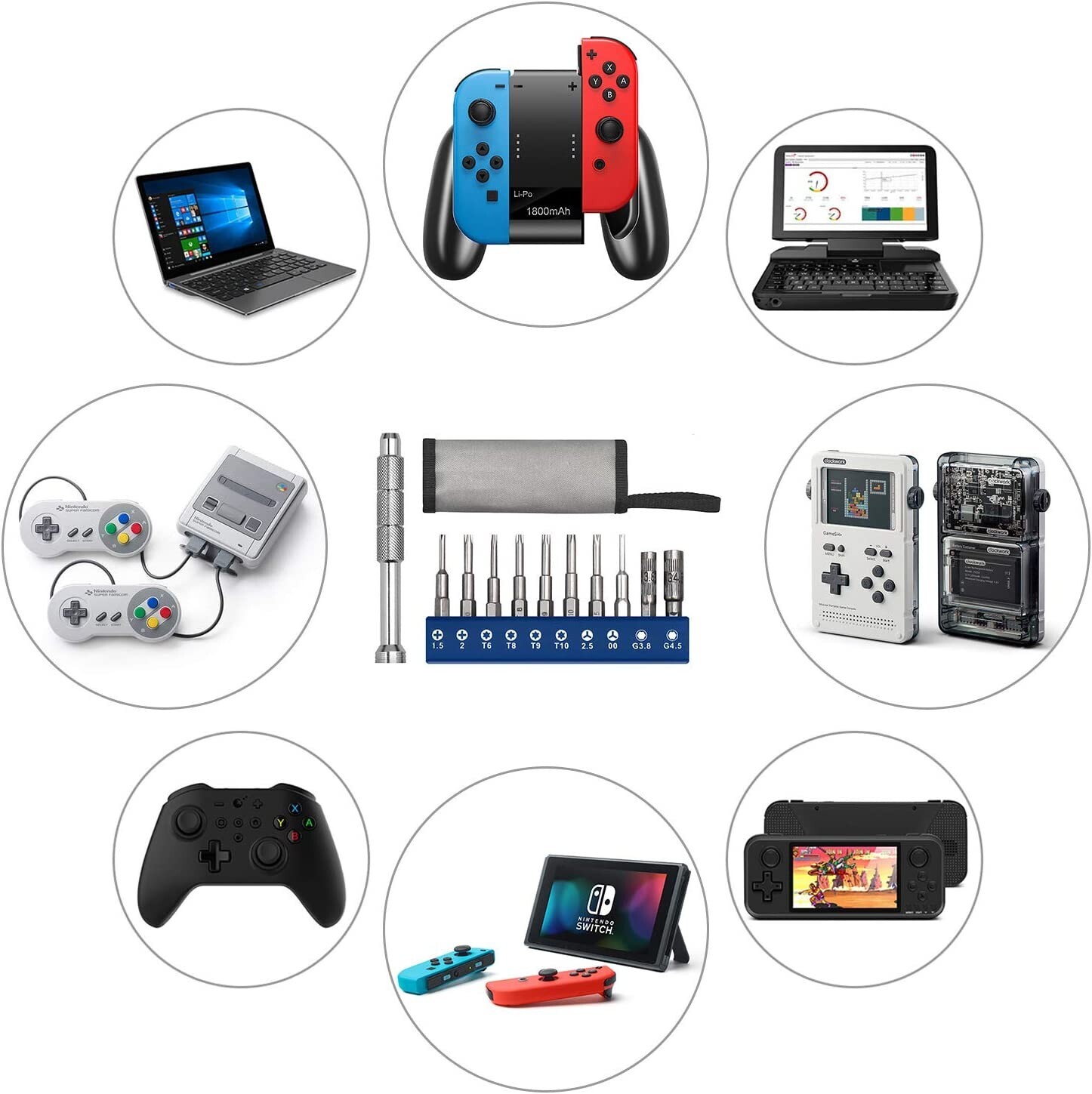 Repair Set Pry Screwdriver Tool Kit For Xbox One/360 PS3/PS4,5 Switch Controller