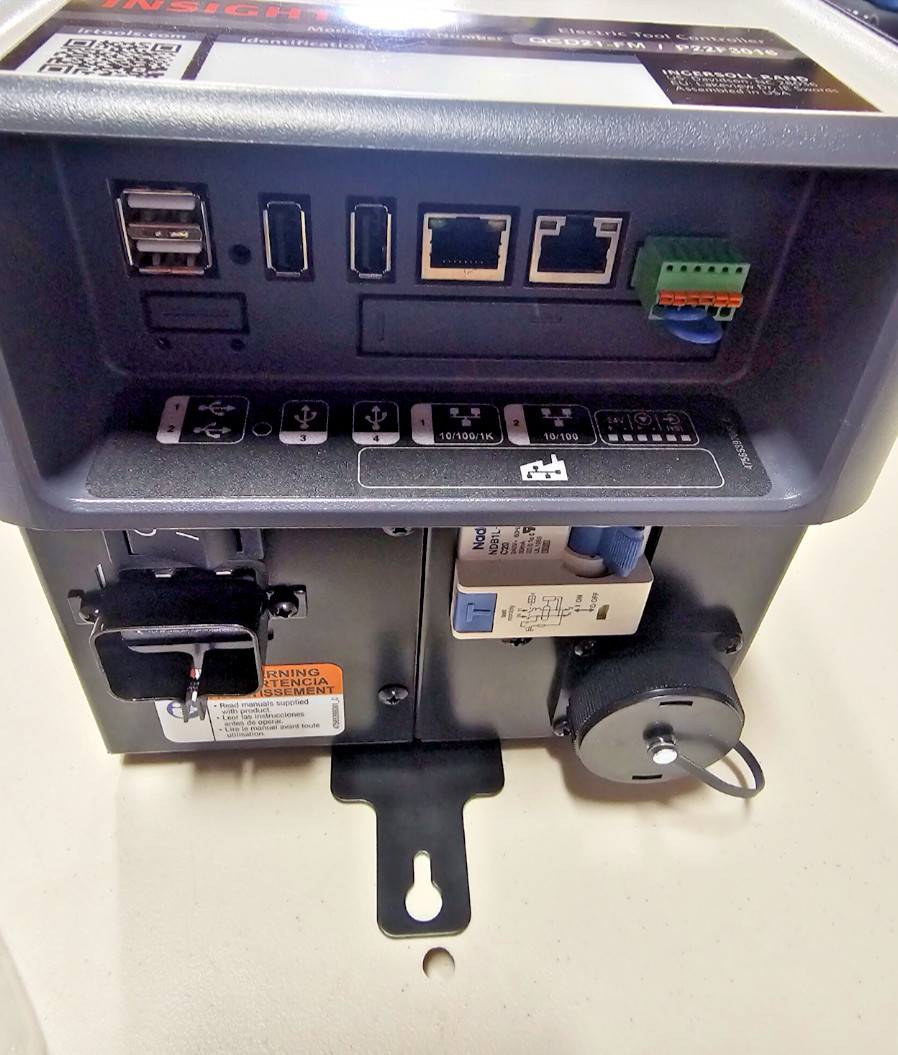 INGERSOLL RAND QE8AT225PA7S12 nut runner and controller QCD21-FM unit 6