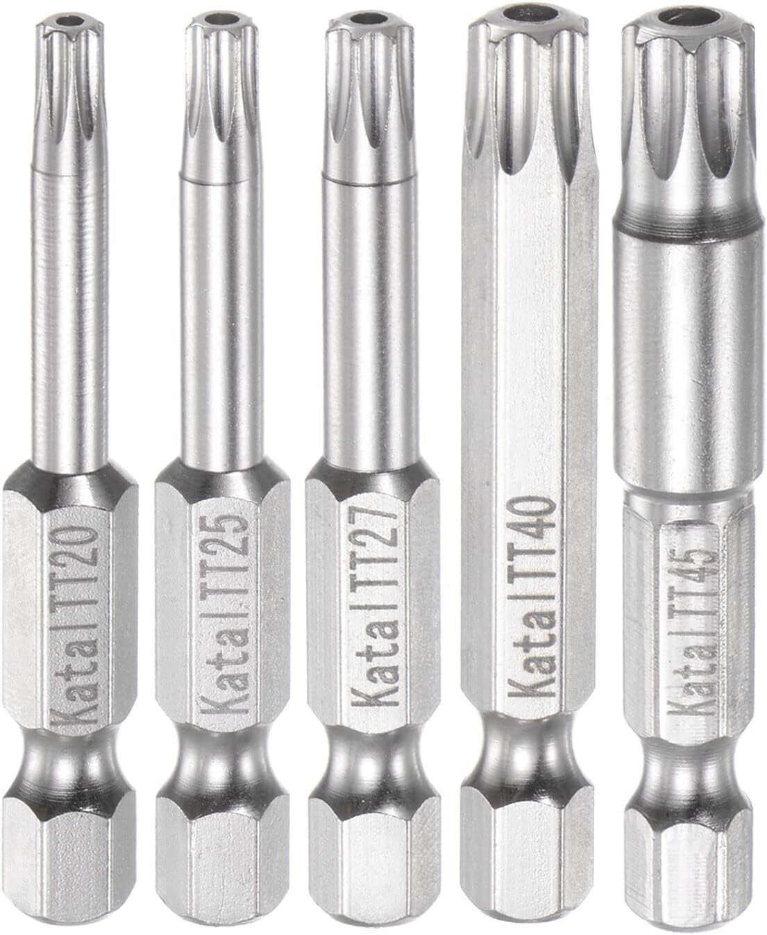 HARFINGTON TT20-TT45 Magnetic Security Star 7 Point Screwdriver Bit One Size