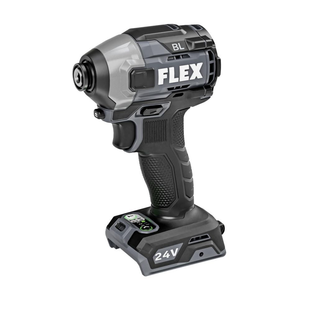 FLEX 24V Brushless Cordless 1/4-Inch 2,500 In-Lbs Torque Quick Eject