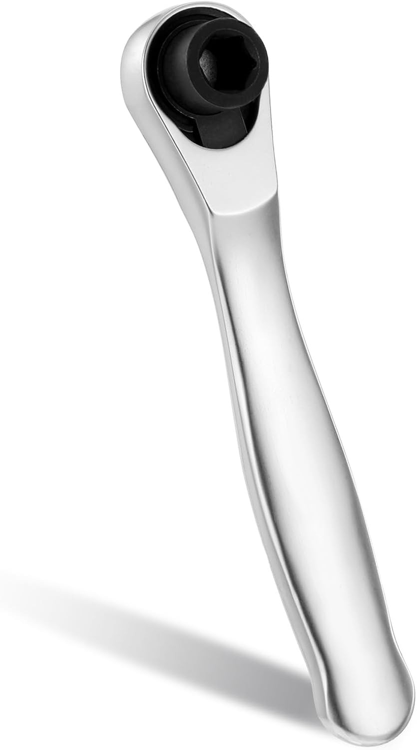 1/4 Inch Drive Micro Ratcheting Bit Driver for Tight Spaces