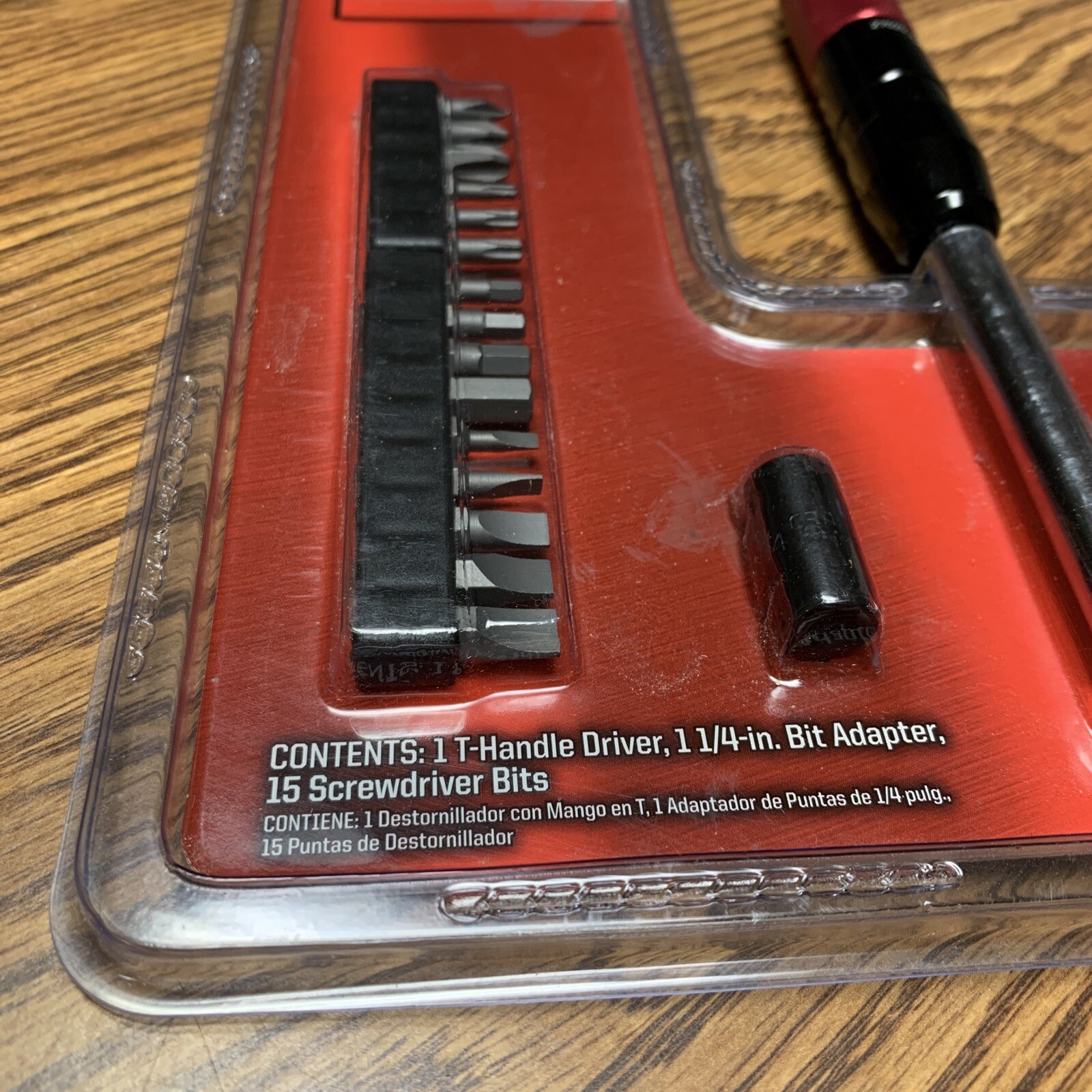 CRAFTSMAN 948025 17 Pieces 1/4″ T-Handle Driver and Bit Set