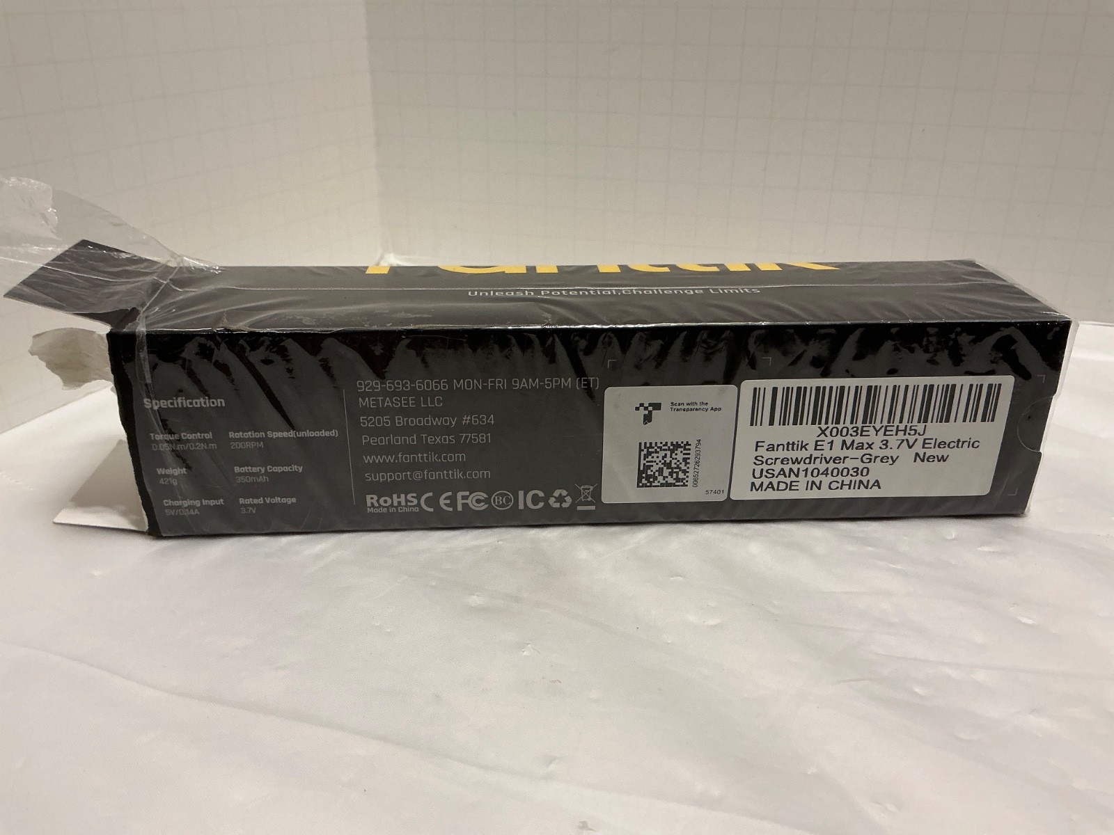 Fanttik NEX E1 Max Electric Screwdriver 50-Bit Precision Set Read Desc See Pics