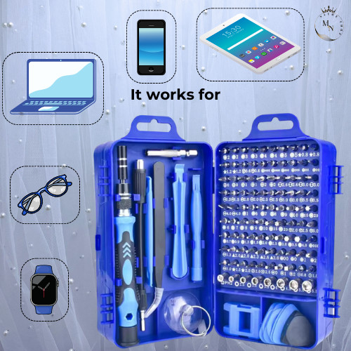 115 In 1 Precision Magnetic Screwdriver Multifunction Household Repair Tool Set