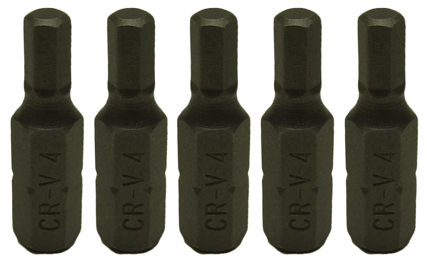 5x 4mm Allen Bits H4 Metric 25mm/1″ Long 1/4″ Hex Shank Screwdriver Drill