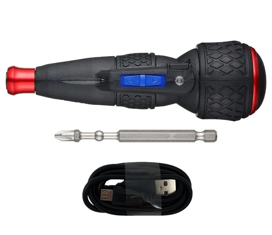 Vessel 220USB1U Power Promotion e-Assist USB Rechargeable Screwdriver 11Pc Bit