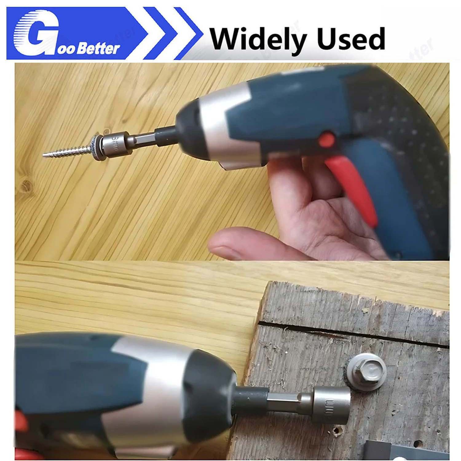 10pcs Inch Hex Allen Bit Key Sockets Sleeve Nut Driver Screwdriver Nonmagnetic