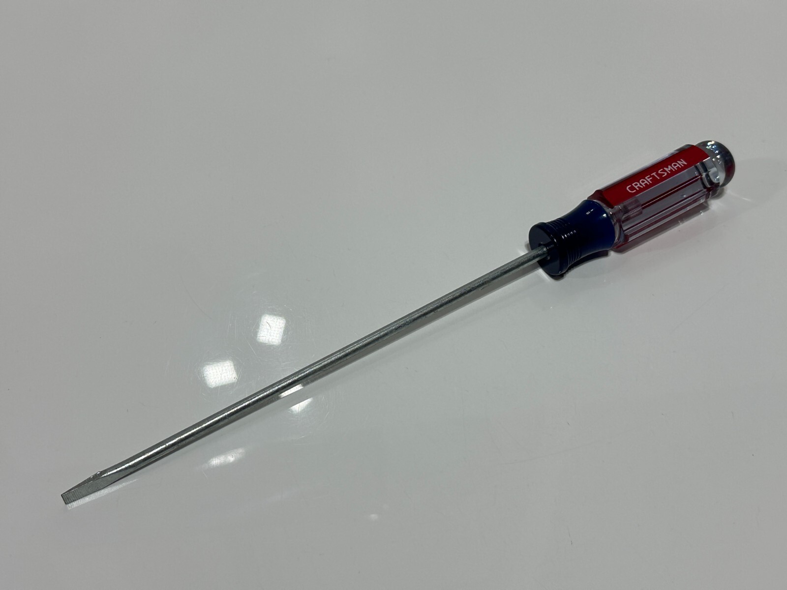NEW Craftsman USA Made 41248 Flat 3/16 Slotted Screwdriver – 8″ Long Shaft