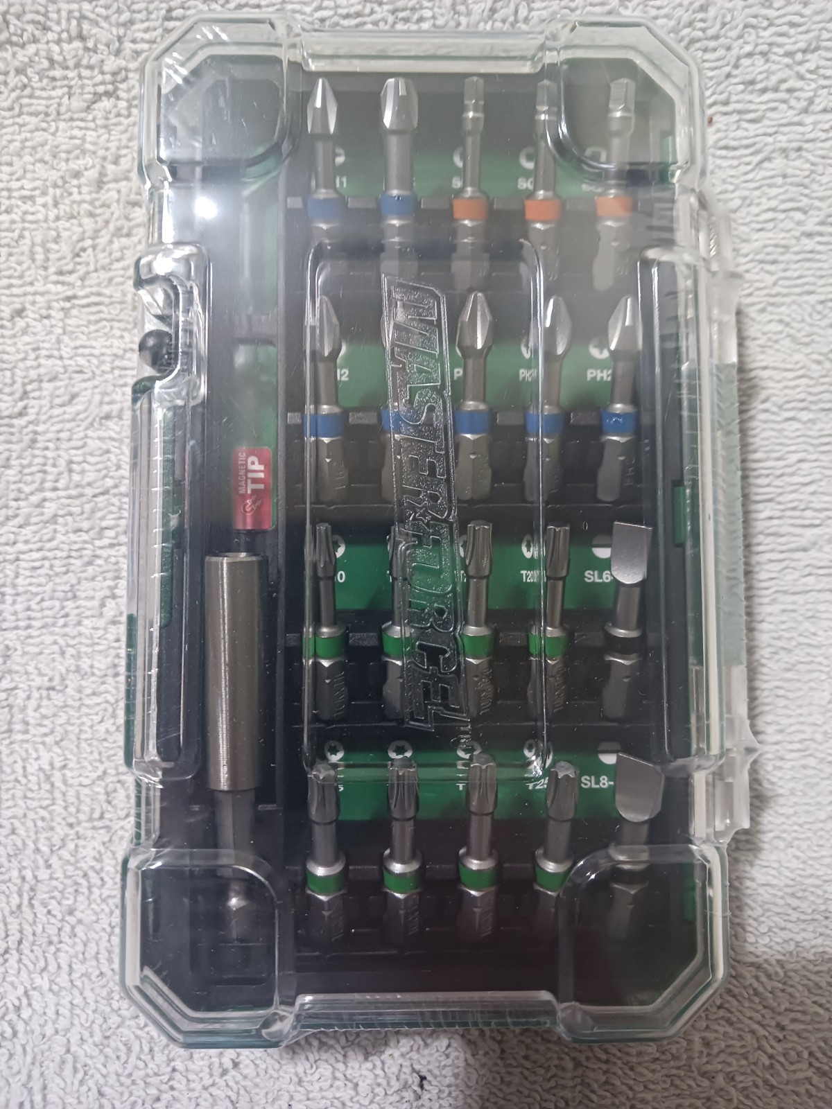 Masterforce 21-Piece Magnetic Bit Set 236-9200 + Zoid 10 Blades