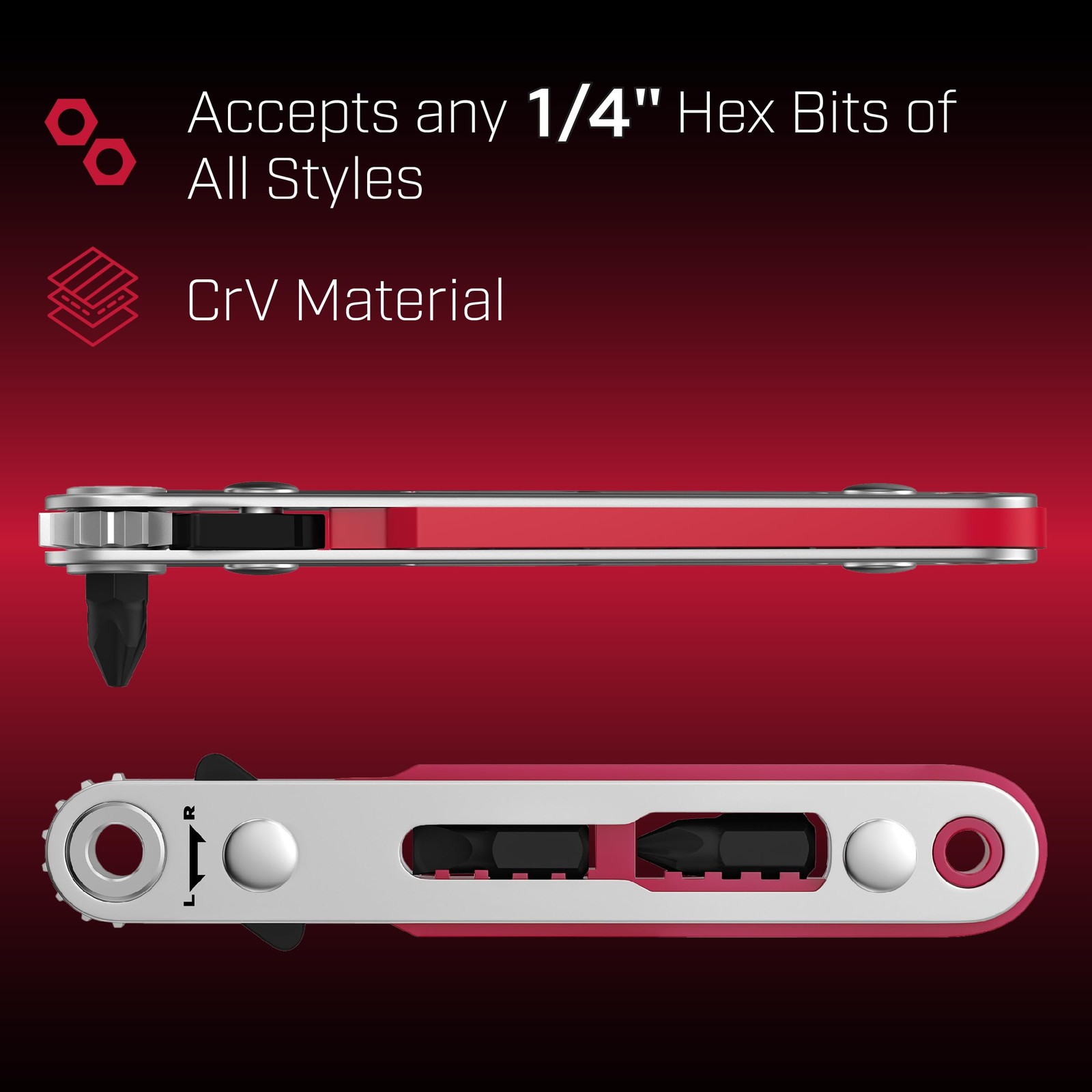 Mini Ratchet Wrench,Right Angle Phillips Magnetic Screwdriver for Tight Spaces