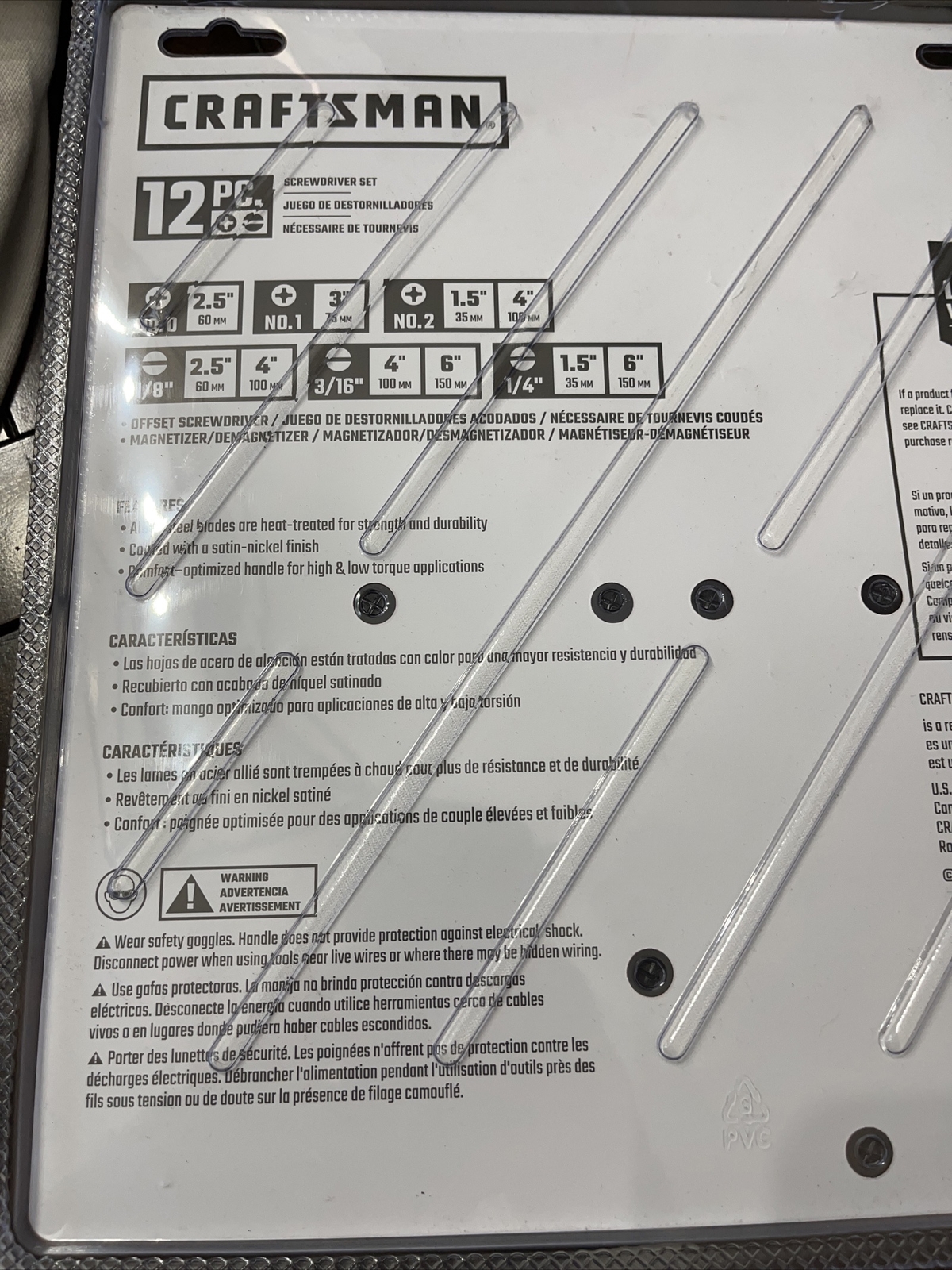CRAFTSMAN 12pc SCREWDRIVER SET * CMHT65044 * NEW